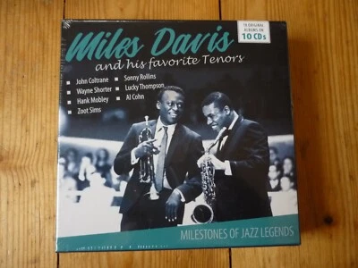 Miles Davis and his favorite Tenors - Milestones of Jazz Legends 10CD-BOX OVP - Bild 1 von 4