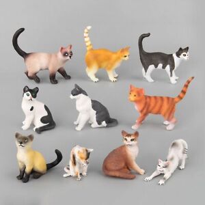 Decor Fairy Garden Miniature Cat Neko Figurine Mini Pet Model Simulation Animal