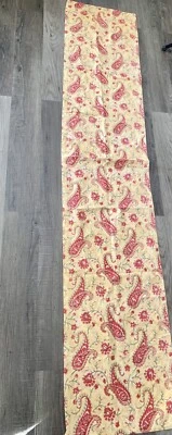 Pottery Barn French Country PAISLEY Cotton Table Runner 18" X 90” - Image 1 of 4
