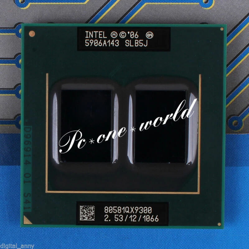 100% OK SLB5J Intel Core 2 Extreme QX9300 2.53 GHz QuadCore Laptop Processor CPU - Image 1 of 1