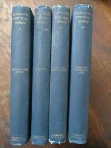 4 Volumes of The WORKS of TENNYSON Houghton Mifflin & Co 1887 - Picture 1 of 8