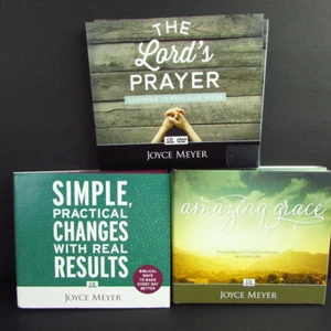 Joyce Meyer Ministries 3 Christian Teaching CD Sets Lords Prayer Amazing Grace - Picture 1 of 10