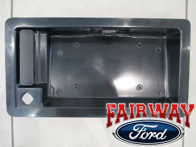 97 thru 07 Econoline Van OEM Ford Rear Cargo Door Handle & Plate Bracket Housing - Image 1 of 4