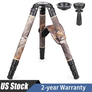 RT90CM Heavy Duty Bowl Tripod with 75mm Bowl Adapter and Camouflage Sleeve - Picture 1 of 24