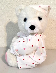Vintage Teleflora DREAM BEAR Hearts Hugger Stuffed Animal Plush 9" - Picture 1 of 6