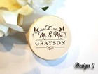 PERSONALISED Wedding Ring Box Names & Date, Text for Engagement and Proposals