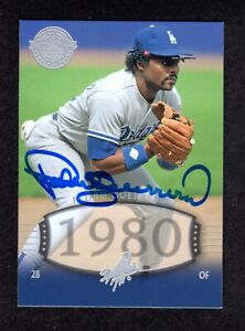 Pedro Guerrero Autographed Baseball Card Dodgers 2004 Upper Deck Legends #181