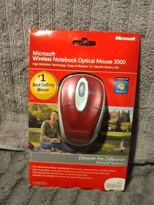 NEW Microsoft Notebook 3000 Wireless Optical Mouse Special Edition Mac PC Sealed - Image 1 of 4