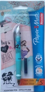 Paper Mate Reynolds Füllfederhalter Herz Wasserfarbe - Bild 1 von 2