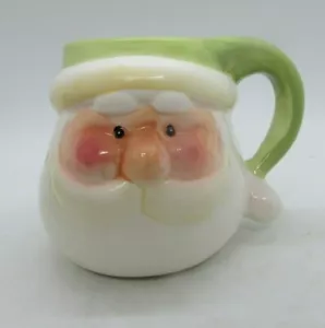 Taza grande Chartreuse sombrero verde y cabeza de Santa - Pacific Island Creations ¡LINDA!! - Imagen 1 de 9