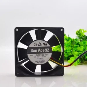 Sanyo SanAce92 109P0948H405 9225 DC48V 0,06A 9,2CM 3-Draht Inverter Lüfter - Bild 1 von 3