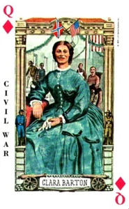 Clara Barton, Historical Playing/Trading Card - Picture 1 of 2