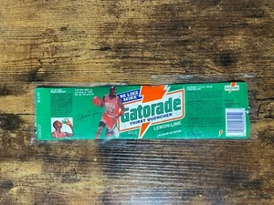 1992 MICHAEL JORDAN GATORADE LABEL ONLY RARE VINTAGE - Came Off Of Glass Bottle - Picture 1 of 6