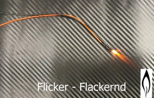 LED 3mm NARANJA PARPADEO 6-12 Voltios Modelo Iluminación Cuna Fuego - Imagen 1 de 1