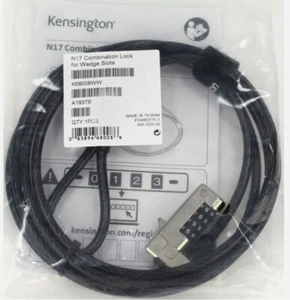 Kensington N17 Combination Laptop Lock For Wedge Slots K68008WW - Afbeelding 1 van 1