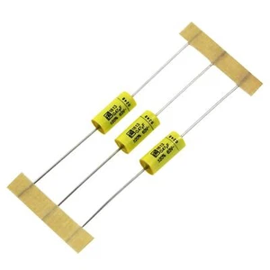 20x MKT Foil Capacitor Axially 0,47µF 63V DC Vishay MKT1813447066R 470nF - Picture 1 of 1