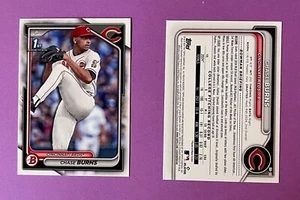 400 Karten Lot 2024 Bowman Draft #55 Chase Burns 1st Bowman - Reds - UNSEARCHED - Bild 1 von 1