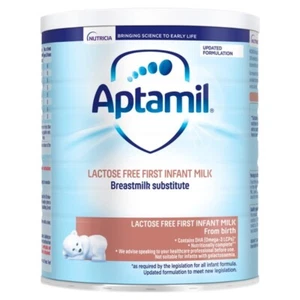 Aptamil Lactose Free Baby Milk Formula 400g From Birth to 12 Months - Picture 1 of 2