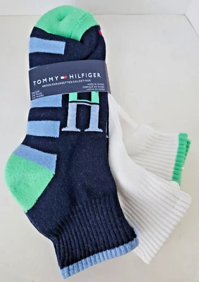 Tommy Hilfiger*Calcetines de cuarto para mujer*Multicolor, 3 PARES, ¡Talla única! Foto 1 de 4