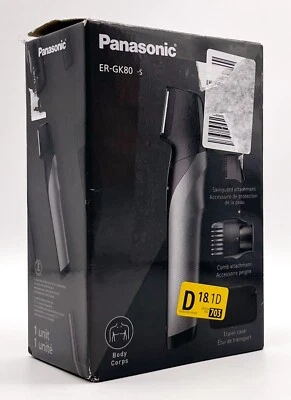 Panasonic ER-GK80-S Rechargeable Trimmer W/ Carrying Case & Attachments - READ - Image 1 of 4