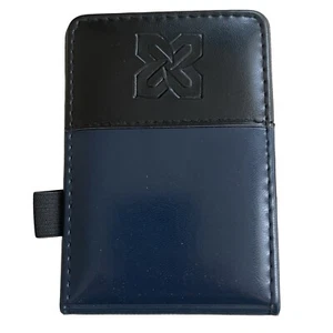 Leed’s 0550-66 Black Notepad w/ Pen ID Credit Cards Slots Blue 5” - Picture 1 of 5