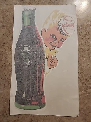 COKE COCA COLA BOY WINDOW STICKER - Image 1 of 2