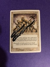 MTG Magic Kjeldoran Royal Guard Signed Artist Proof Sketch x1 7th Carl Critchlow