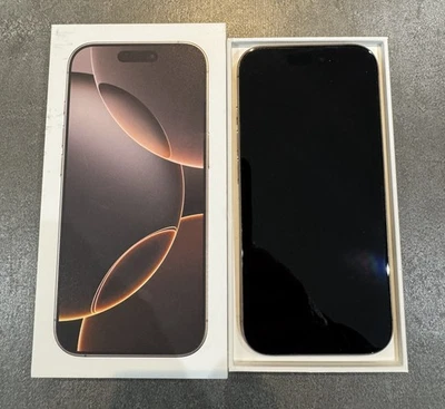 iPhone 16 Pro 128GB Desert Titanium In Immaculate Condition with box ⭐ Free Post - Image 1 of 3