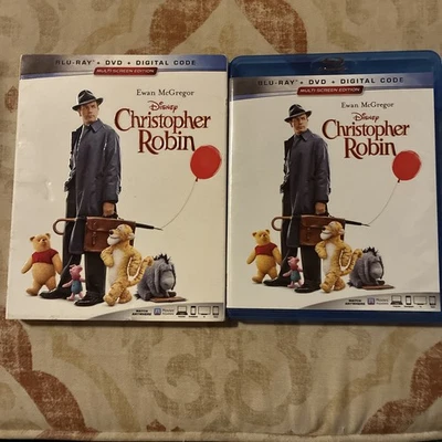 Christopher Robin BLU-RAY Ewan McGregor Hayley Atwell WINNIE THE POOH slipcover Foto 1 de 4