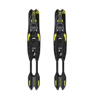 Fischer Race Classic IFP Jr Ski Bindings Kids - New 2025 - Black/Yellow - Image 1 of 2