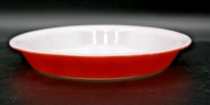 Plato de pastel vintage PYREX 209 rosa flamenco 8,5" x 1,5" - Imagen 1 de 7