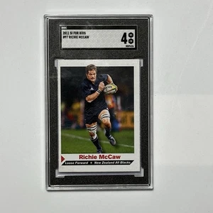 RICHIE McCAW ROOKIE SI FOR KIDS 2011 ALL BLACKS RUGBY LEGEND RARE GOAT - (SGC 4) - Bild 1 von 4