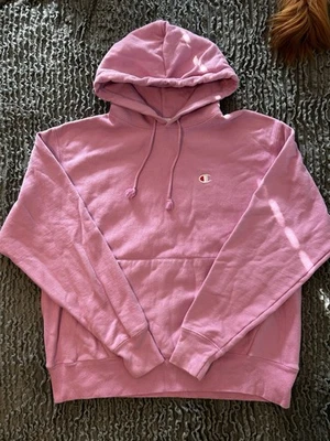 Champion Reverse Weave Hoodie Size Large Pink Pullover - Image 1 of 3
