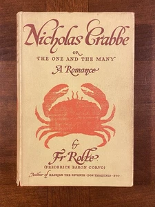 Frederick Rolfe/Baron Corvo, NIcholas Crabbe 1st ed 1958 HC DJ LGBT w/Free Extra - Picture 1 of 9