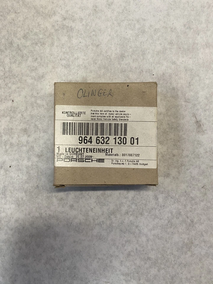 Conjunto de lámpara interruptor superior consola media Porsche 911 1995-1998 OEM 96463213001 Foto 1 de 4