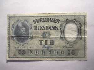 1959 SWEDEN 10 KRONOR - Picture 1 of 2