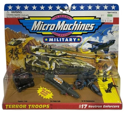 Micro Machines Military Terror Troops #17 Neutron Enforcers NOVO Conjunto Vintage 1995 - Imagem 1 de 4