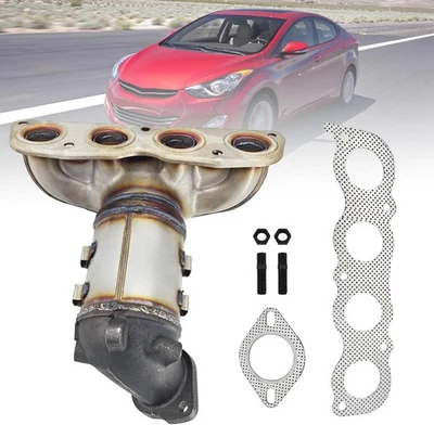 Convertidor catalítico delantero 28510-2E390 285102E000 compatible con Hyundai Elantra Foto 1 de 4