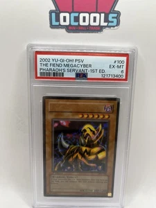 PSA 6 MINT THE FIEND MEGACYBER PSV-100 Ultra Rare 1st Edition YUGIOH - Picture 1 of 2