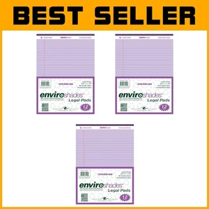 Extra-Thick Legal Ruled Orchid Pads, 36 Pack, 50 Sheets - Eco-Conscious Choice - Picture 1 of 12