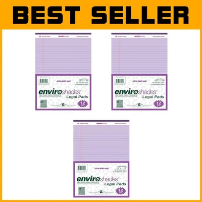 Extra-Thick Legal Ruled Orchid Pads, 36 Pack, 50 Sheets - Eco-Conscious Choice - Image 1 of 4