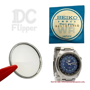 Seiko 5 Perpetual Watch Crystal 335T01ANS0 7019-6070, 7006-6039 33.6mm NOS - Picture 1 of 2