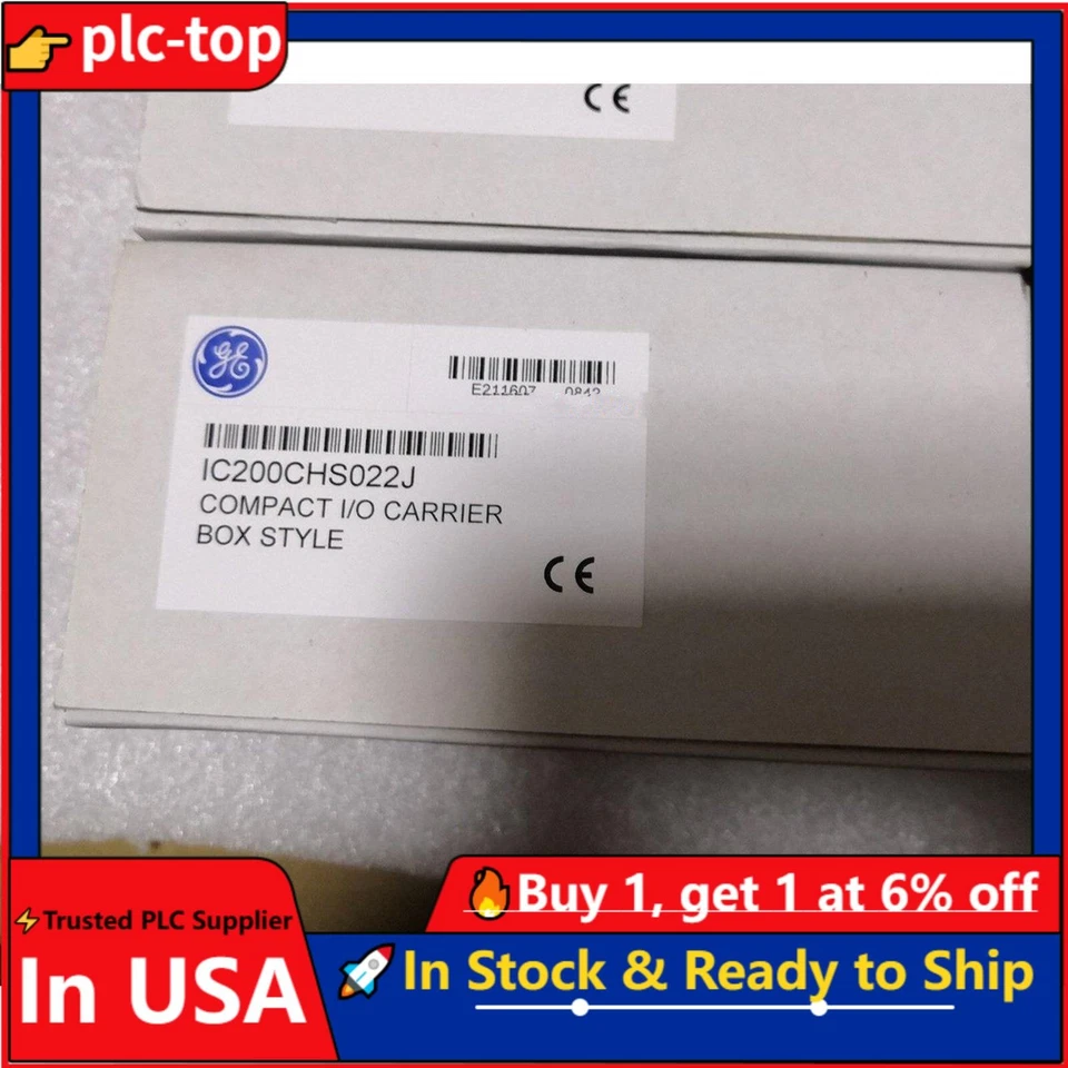1PC New GE Fanuc IC200CHS022J PLC Module In Box Free Shipping - Image 1 of 1