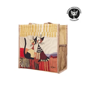 Signare Tapestry Rosina Cat Cappia Shopper Bag Shoulder Reusable Shopping Bag - Picture 1 of 7