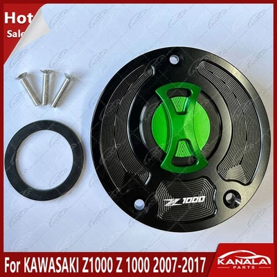 For KAWASAKI Z1000 Z 1000 2007-2017 Motorcycle Gas Oil Tank Cover Fuel Tank Cap - Image 1 of 4