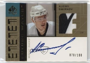 2002 SP Authentic Future Watch Jersey Alexei Smirnov RPA Rookie Patch Auto RC - Picture 1 of 4
