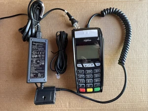 Terminal de tarjeta de crédito Ingenico ICT220 con lector de chips EMV y adaptador de corriente OEM - Imagen 1 de 9
