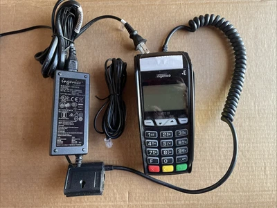 Ingenico ICT220 Credit Card Terminal w/ EMV Chip Reader & OEM Power Adapter - Image 1 of 4