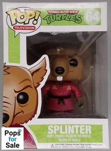 64 Splinter - Teenage Mutant Ninja Turtles Funko POP - Verpackung beschädigt - Bild 1 von 5