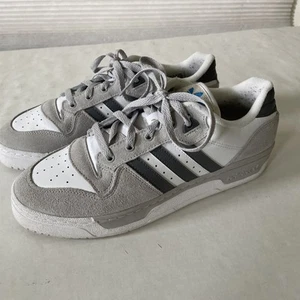 Adidas Men's Authentic Rivalry Low White Gray Sneakers Size 9.5 Shoes - Picture 1 of 11